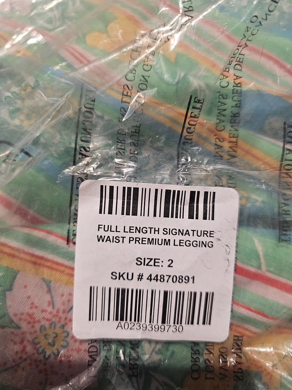 Torrid Premium Full Length Leggings - Light Blue Floral - Picture 3 of 5